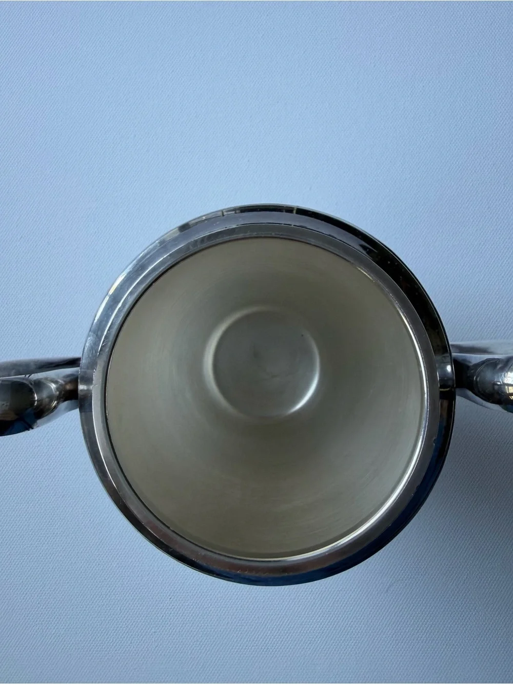 Vintage Queen City Silver Co Silverplate Sugar Bowl & Creamer Set Cincinnati